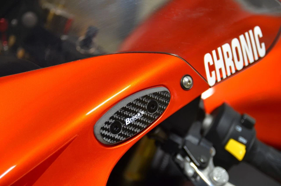 1999-2020 Suzuki Hayabusa Brock's Performance Зеркало Блокирующие Пластины - Изображение 4 из 4