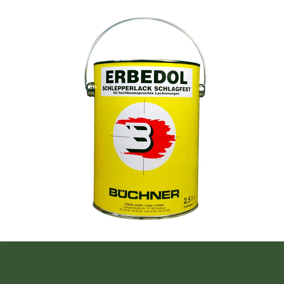 Büchner Erbedol Fendt grün Lack Farbe Kunstharzlack SL6350 2500ml 15,96€/L