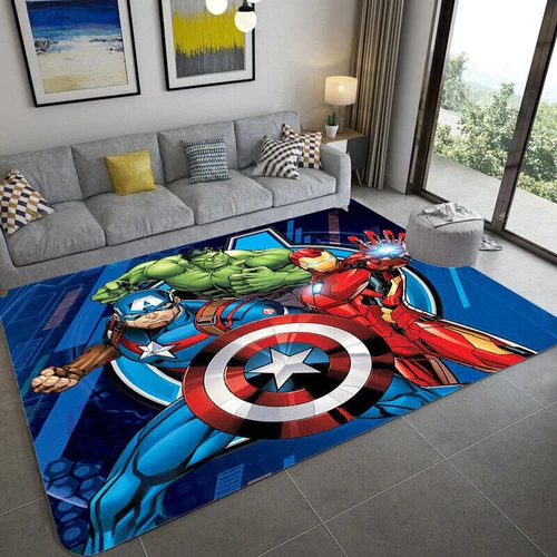 Alfombra 3D Marvel Avengers Spider Man Alfombra Puerta Alfombra Suelo Silla Alfombra-- - Imagen 43 de 47
