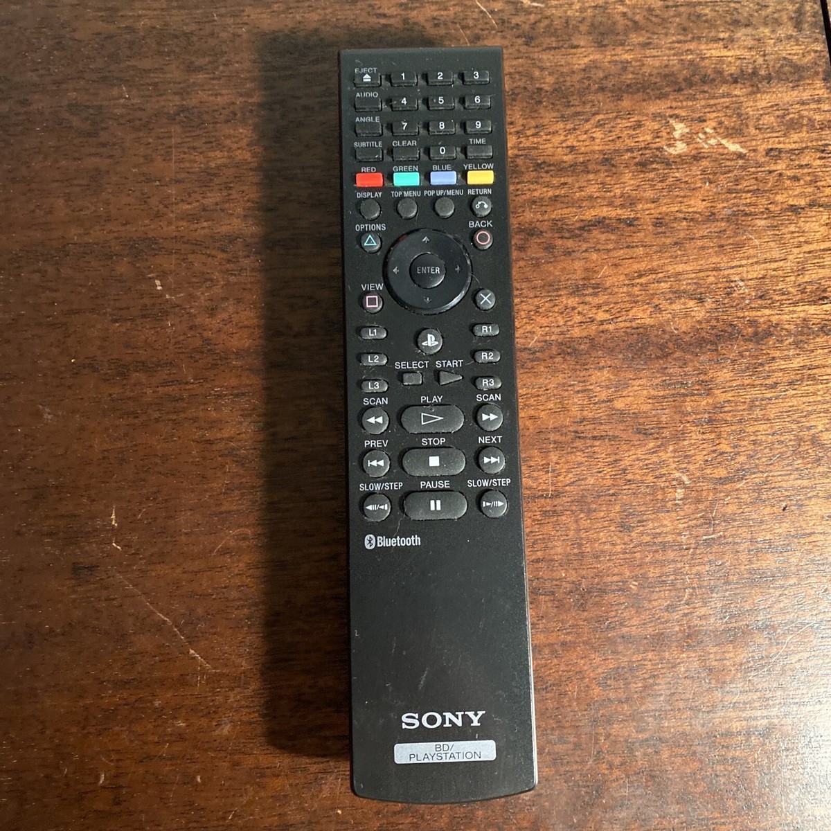 Sony PlayStation BD Bluetooth Blu-Ray DVD Disc Remote Control