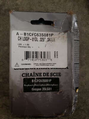 B1CFC63S081P SAW CHAIN REPLACES : OREGON 35LG81