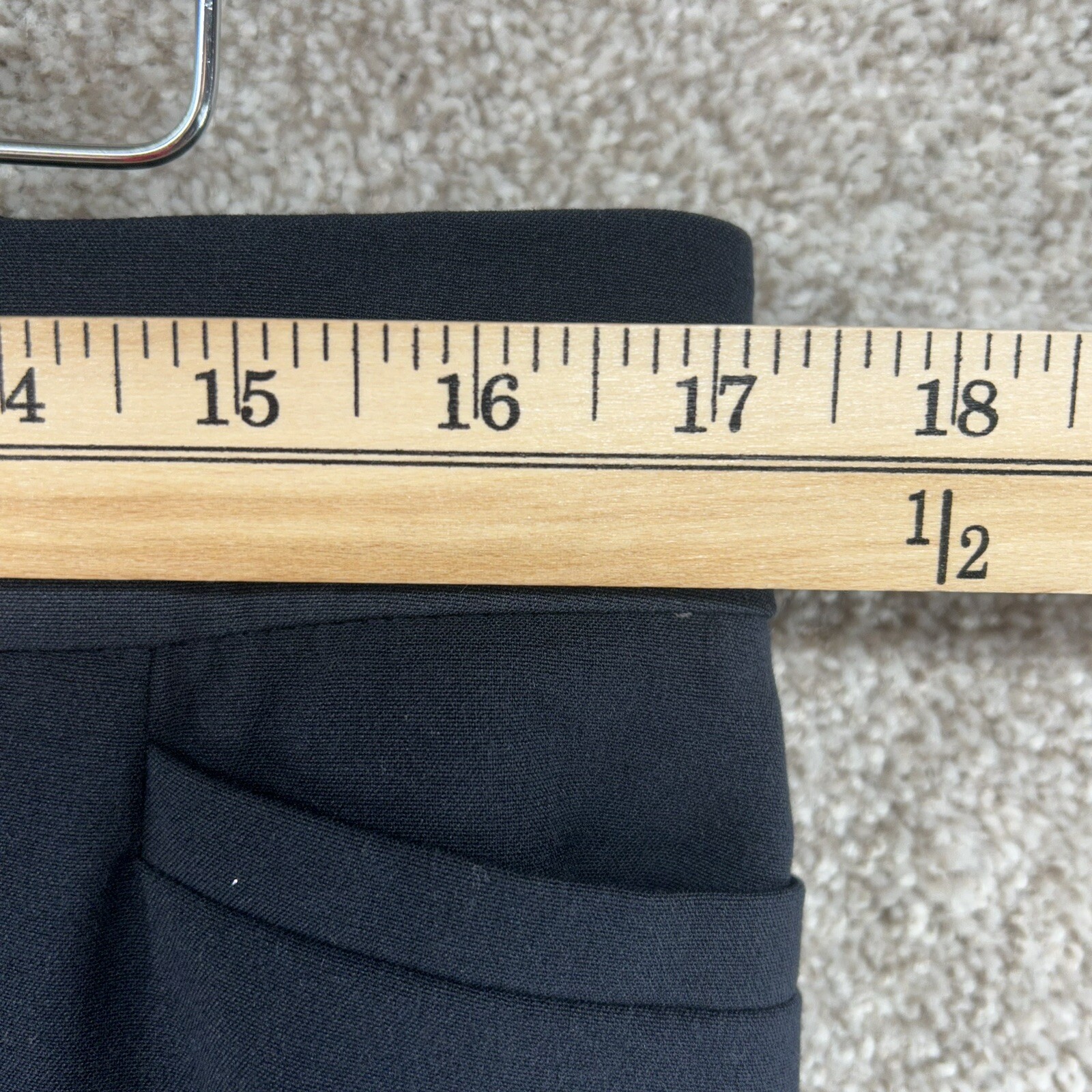 JM Collection Women's Dress Pants Size 12 Blue Straight Leg Mid Rise eBay