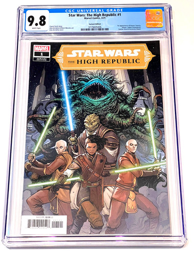 Star Wars High Republic #1 CGC 9.8 Marvel 2021 First Print Anindito Cover B 