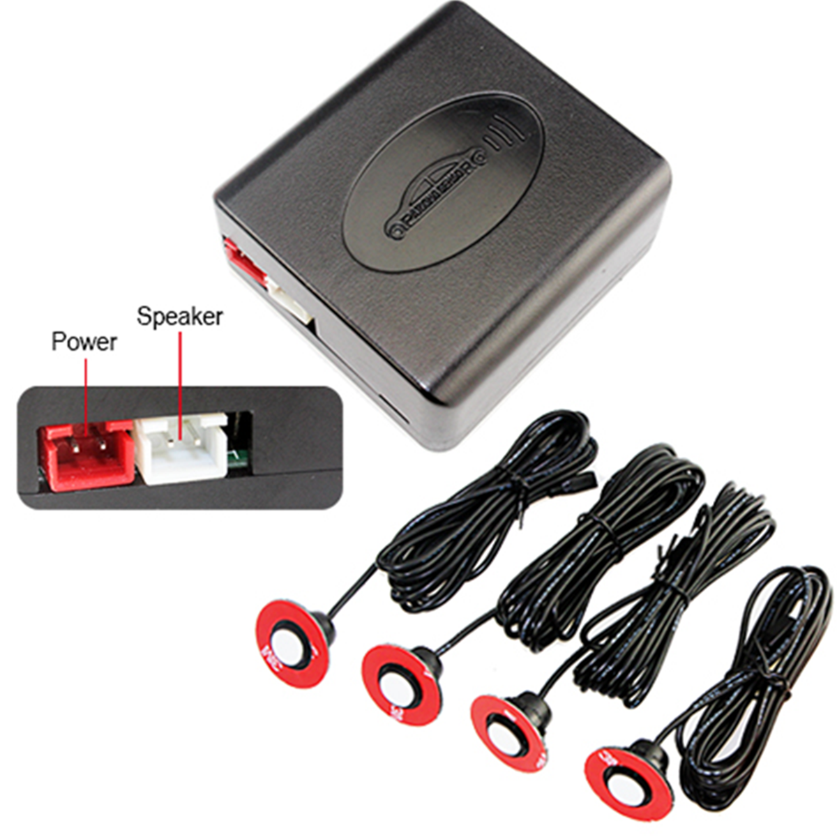 Car Reversing Backup Rear Radar Alarm System Kit Parking Sensors Accessories