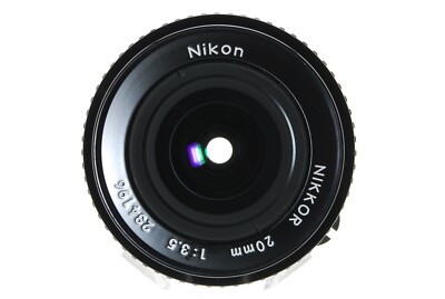 Mint] Nikon NIKKOR 20mm f/3.5 Ai-s MF Wide Angle Lens From Japan