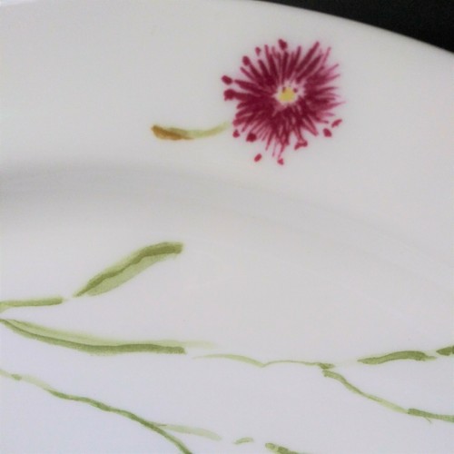Bernardaud FLORA Large Oval Serving Platter Floral China Porcelain France - Picture 3 of 5