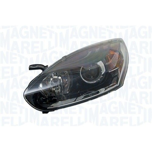 Projecteur Principal (phare) Magneti Marelli Pour Renault Mégane III - Compatible Plusieurs Motorisations Diesel Et Essence - Modèle Halogène, Couleur Cadre Noir