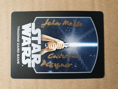 Star Wars JOHN MOLLO signierte ''HAN SOLO'' WIZARDS TCG Karte CCG