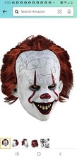 Clown Mask Horror Halloween Full Face Mask Cosplay
