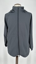 Kirkland Signature Women Windbreaker Hooded Jacket Dark Grey Size Xl Sku 192