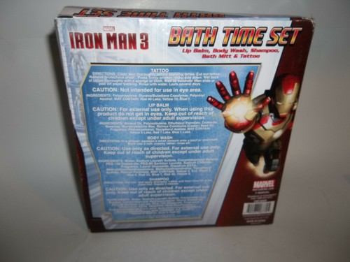 Vintage neu versiegelt Marvel Iron Man 3 Bad Zeit Set Power Punch duftend - Bild 5 von 11