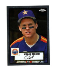 2021 Topps Chrome Baseball Platinum Anniversary Craig Biggio Base #628