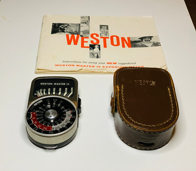 Weston Master IV Camera Universal Light Exposure Meter 745 w