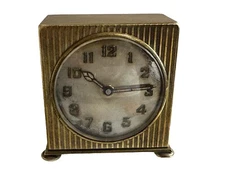 Rare Antique Zenith Travel Alarm Clock - Spares/Repairs As Found Not Working 5cm
