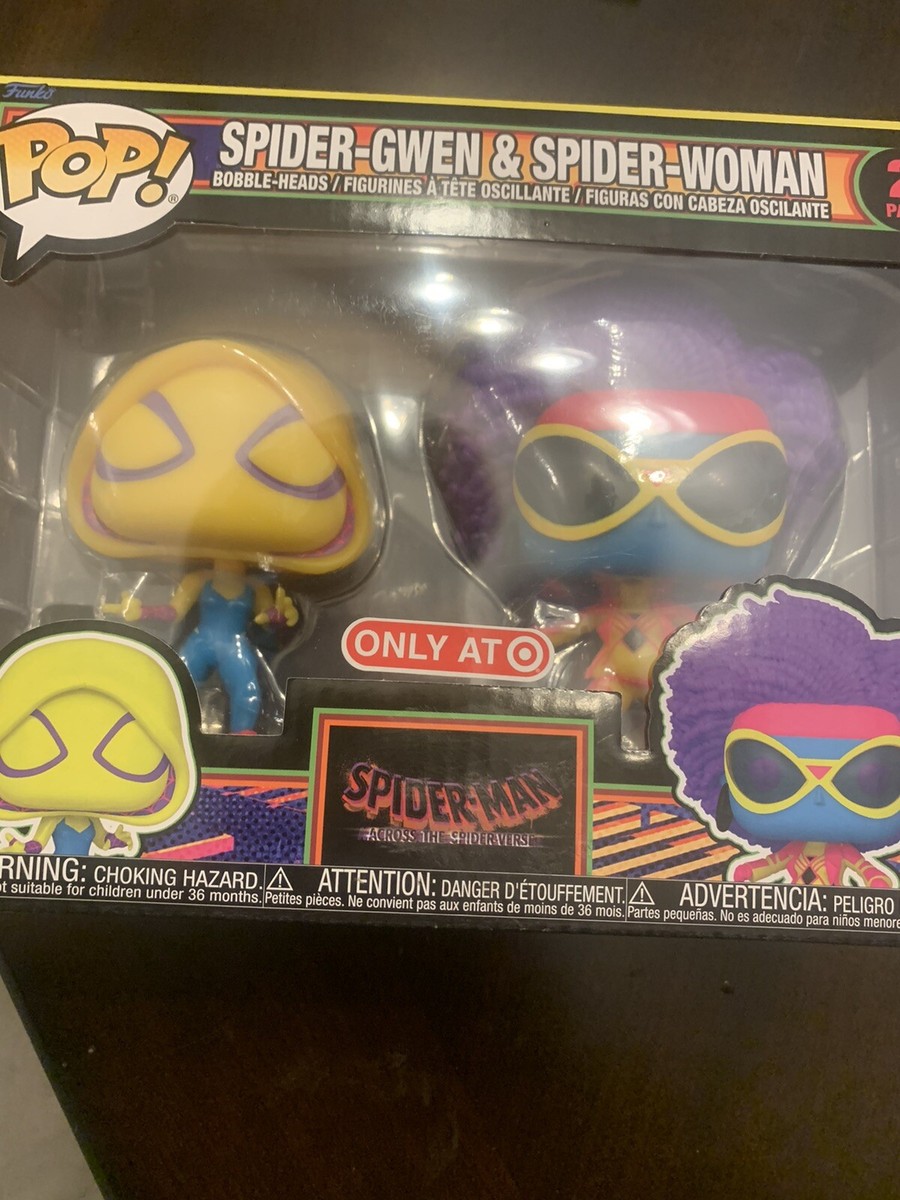 MARVEL - FUNKO POP!  グウェン&amp;スパイダーウーマン　ブラックライト 73937_ATSV_2pkBLKLTPOP2_POP_GL
