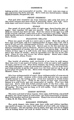 1912 Favorite Southern Recipes – Vintage Cookbook Reprint – 222 Pages