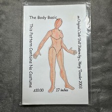Mary Tressler Doll Pattern Body Basic 2003 17 Inch Cloth Doll Sewing Template