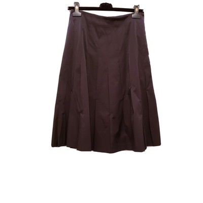 Vintage A T Atsuro Tayama Pleated Black Fit Flare Midi Party Skirt Sz 6 Eu 38 Ebay