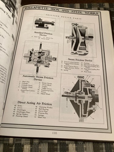 Willamette Logging Machinery 1925 Marine, Hoisting, Boilers, Hardcover - Picture 4 of 16