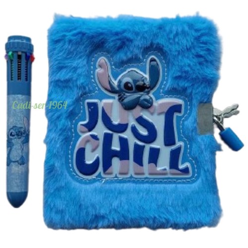 Disney Stitch Secret Notebook With Multicolored Pen & Padlock Children's Journal - Picture 16 of 24