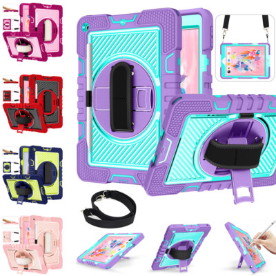 Heavy Duty Stand Rugged Case For iPad (A16) 11th /Air 11'' M4 /Pro 11'' M5 w Strap