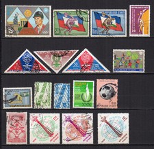 Haïti un lot de 17 timbres divers /TE3609