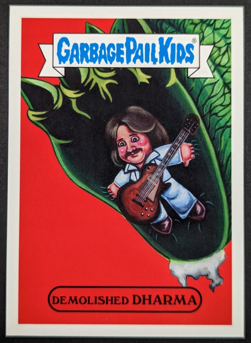 Demolished Dharma Blue Cult 2017 Garbage Pail Kids Rock Band Topps