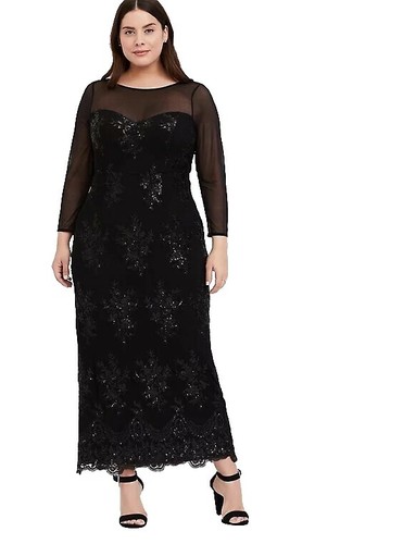 slim fit dress slacks Black/Gold Cape Long Dress – URock Couture main image 1