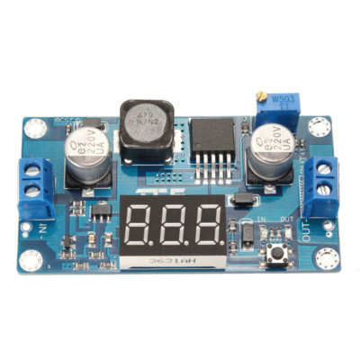 DC-DC 4.5-32V to 5V-55V XL6009 Boost Step-up Module Adjustable LED Voltmeter New
