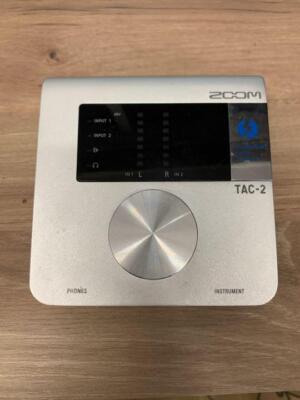 ZOOM TAC-2 Thunderbolt Audio Interface Converter Hi-Res Recording Playback MacOS