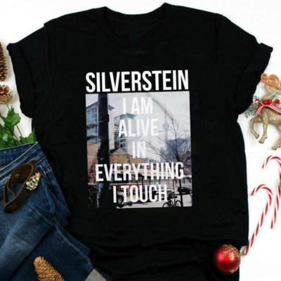 Silverstein i am alive in everything i touch black Shirt Full size NG2942