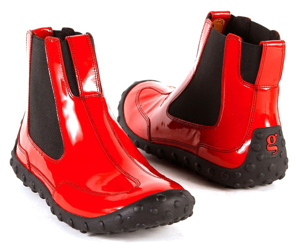 New COLE HAAN Women Leather Red Waterproof Rain Ankle Pull  display picture 1