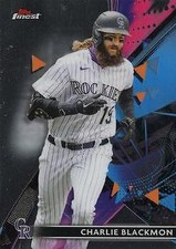 Charlie Blackmon 2021 Finest #33 Colorado Rockies