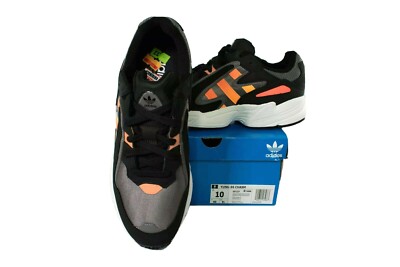 ADIDAS Yung-96 Chasm Shoes Core Black-Semi Coral-Solar Red Mens Various Sizes
