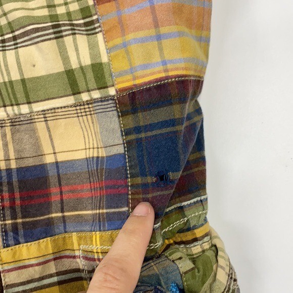 American Eagle Longer Length Patchwork Shorts Siz… - image 8