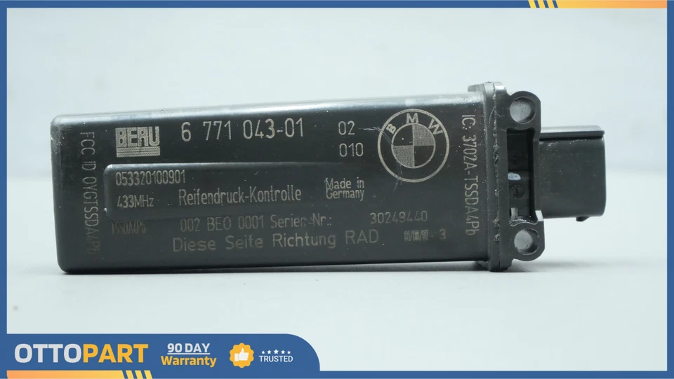 Unidad de antena de recepción sensor monitor de presión de neumáticos BMW Z4 2003-2008 OEM 6771043 Foto 3 de 4