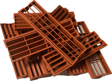 TRADE PACK OF 10 VORTICE 46513 UNIVERSAL AIR BRICK INSERT / TERRACOTTA FREE POST