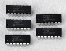 5 pcs Microchip PIC16F676 14 Pin 8-Bit CMOS Microcontroller 