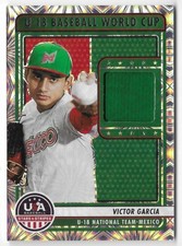 Victor Garcia 2023 USA Stars & Stripes Fireworks Jersey #U18-VGN Rookie Parallel