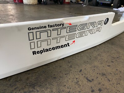 Acura Integra Rear Valance Replacement  INTEGRA  Label 1990 LS RS GS DA9 DB1