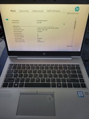 HP EliteBook 840 G5 i5-8250U@1.6GHz 8GB RAM No OS/HD *BIOS/Read* | C933