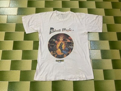 Vintage 90s Capcom Pinball Magic Tshirt Size Large