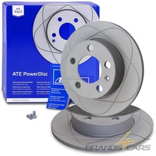 ATE 2x POWERDISC BREMSSCHEIBE Ø230 HINTEN FÜR SKODA FABIA 1 2 VW GOLF POLO 9N 6R