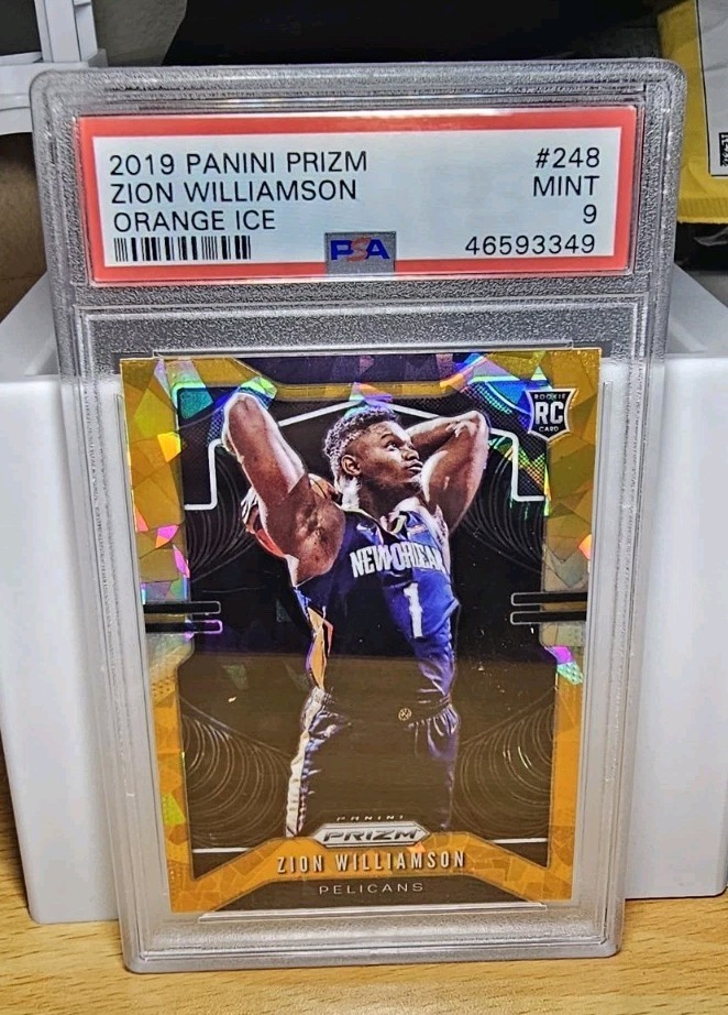 2019-20 Panini Prizm - Rookie Zion Williamson #248 Orange Ice Prizm (RC)