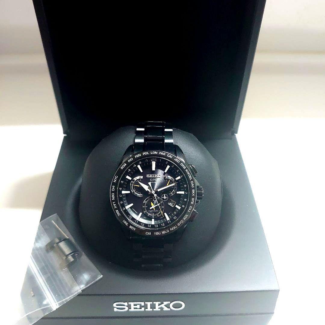 Seiko Astron SBXB079 8X53 GPS Solar Titanium 1.77in Case 6.69in Wrist image 5