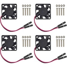 4 Sets 30mm Cooling Fan 5V 3.3V DC Quiet Mini Fan For Raspberry Pi Model