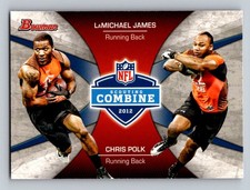 2012 Bowman #CC-JP LaMichael James / Chris Polk Combine Competition