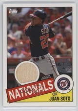 2020 Topps 1985 Topps Baseball Relics Juan Soto #85R-JS 12i0