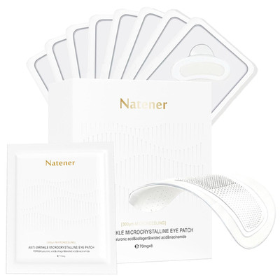 8 pairs PDRN Micro Eye Patches, Under Eye Patches for Puffy eyes, Dark Circles &