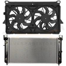 Electric Radiator & Cooling Fan Kit For 2007-2014 Chevrolet Tahoe 5.3L 5328CC